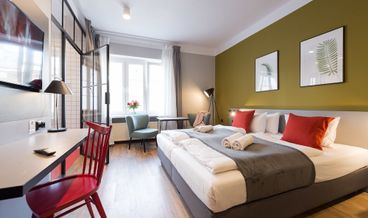 afbeelding van Standard Twin Room, 1 Bedroom, Private Bathroom, City View-2 Twin Beds Non Refundable Free high-speed internet Free WiFi