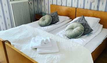 afbeelding van Eenvoudige Twin kamer, 2 eenpersoonsbedden, niet-roken, gedeelde badkamer