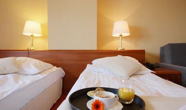 afbeelding van Quadruple Room-3 Twin Beds and 1 Twin Sofa Bed Free WiFi Free self parking Free breakfast