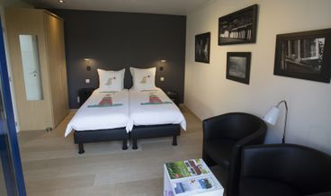 afbeelding van Zwartwit kamer vanaf 2 nachten