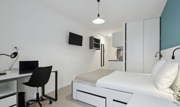afbeelding van Economy studio, 1 tweepersoonsbed