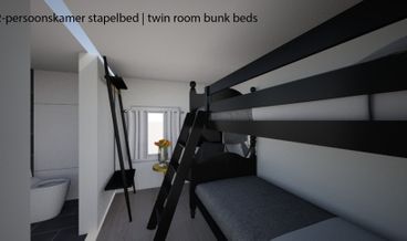 afbeelding van Comfort kamer met stapelbed
