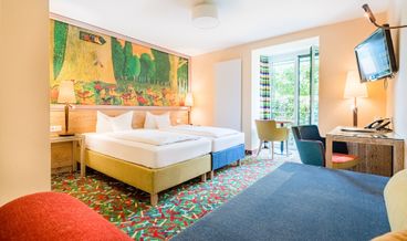 afbeelding van Deluxe Double Room-1 King Bed and 1 Twin Sofa Bed Free WiFi Free breakfast