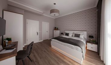 afbeelding van Double Room (Bahnhof Reken)-1 Queen Bed Non Refundable Free self parking Free WiFi