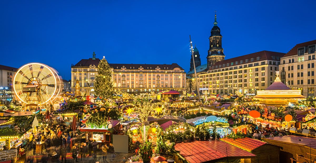 Kerstmarkt in Saksen