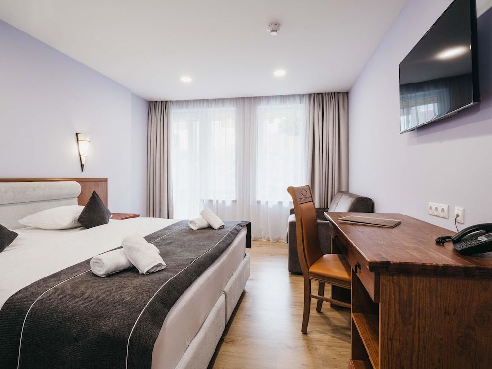 afbeelding van City tweepersoonskamer, 1 slaapkamer, balkon, uitzicht op stad