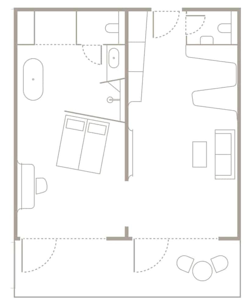 afbeelding van Suite, balkon, uitzicht op meer